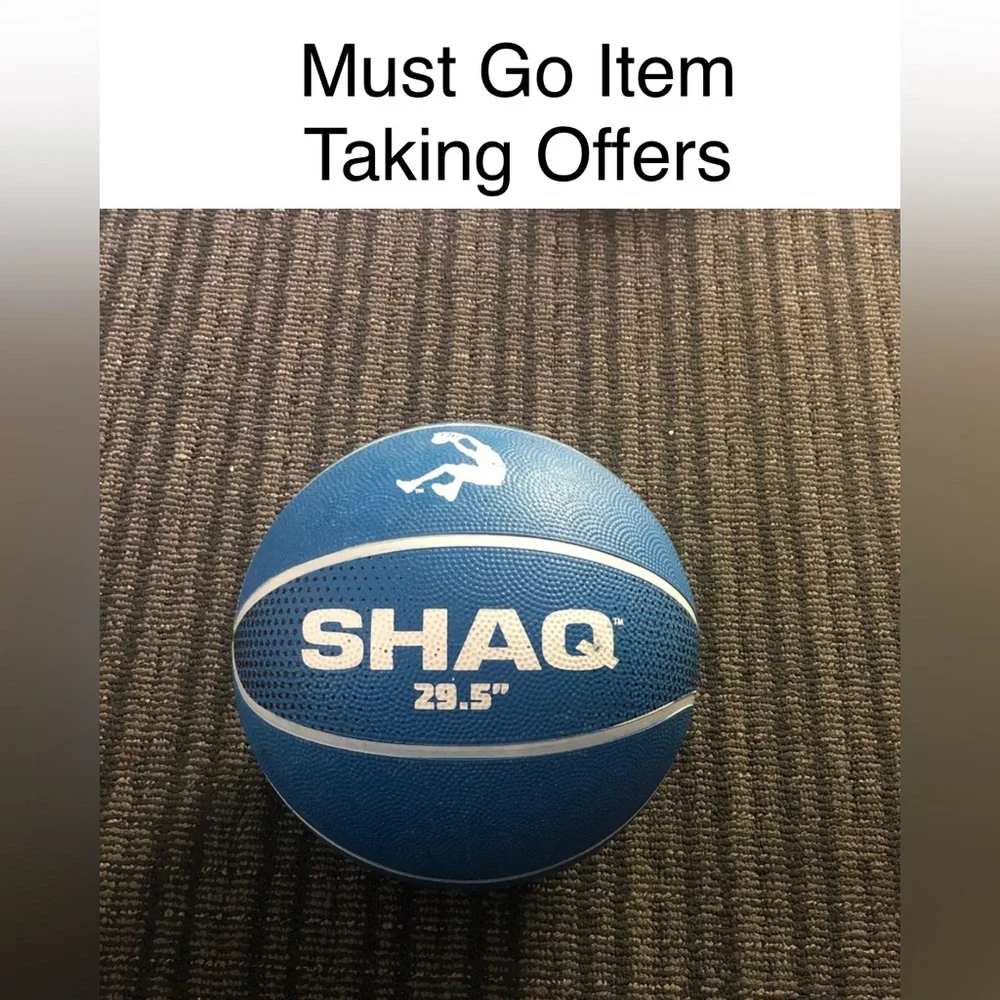 📦 SHAQ Blue Basketball 29.5